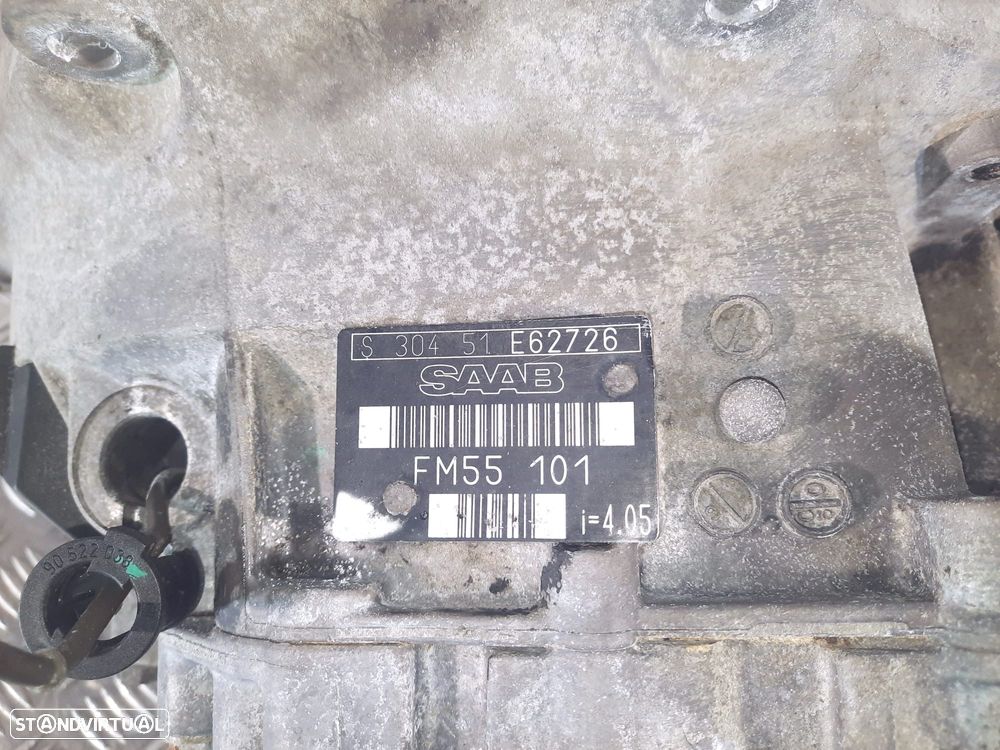 CAIXA VELOCIDADES MANUAL SAAB 93 9.3 9-3 YS3F 2.0T 16V 220CV A20NFT FM55101 FM55 101 S30451 E62726 - 5