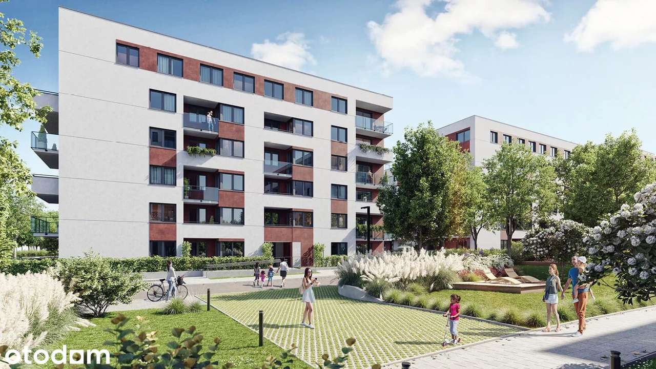 2-pokojowe mieszkanie 47m2 + loggia Bezpośrednio