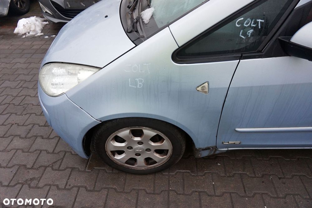 MASKA ZDERZAK BŁOTNIKI LAMPY COLT VI Z30 T42  MITSUBISHI 2004-2008 SREBRNY PRZÓD KOMPLETNY - 10