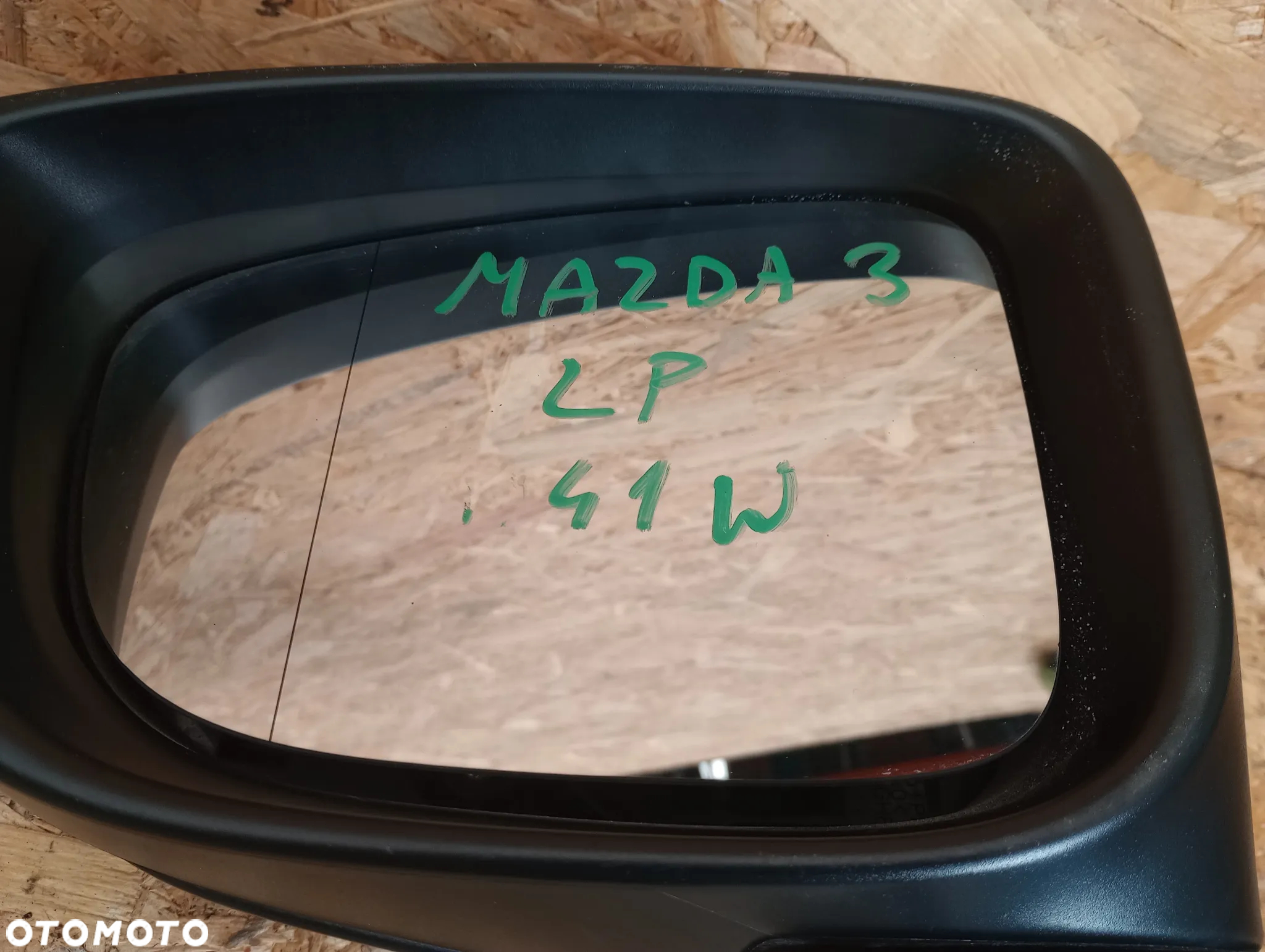 Mazda 3 III Lusterko Zewnętrzne Lewy Przód L.P. 2Kostki 10PIN Kol. 41W - 4