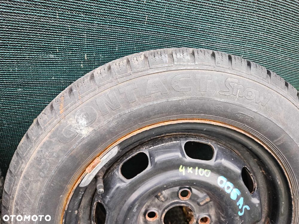 Kola Felgi R14 4x100 6J ET45 Stalowe Opony Zimowe 185/65 VW Skoda Seat - 7