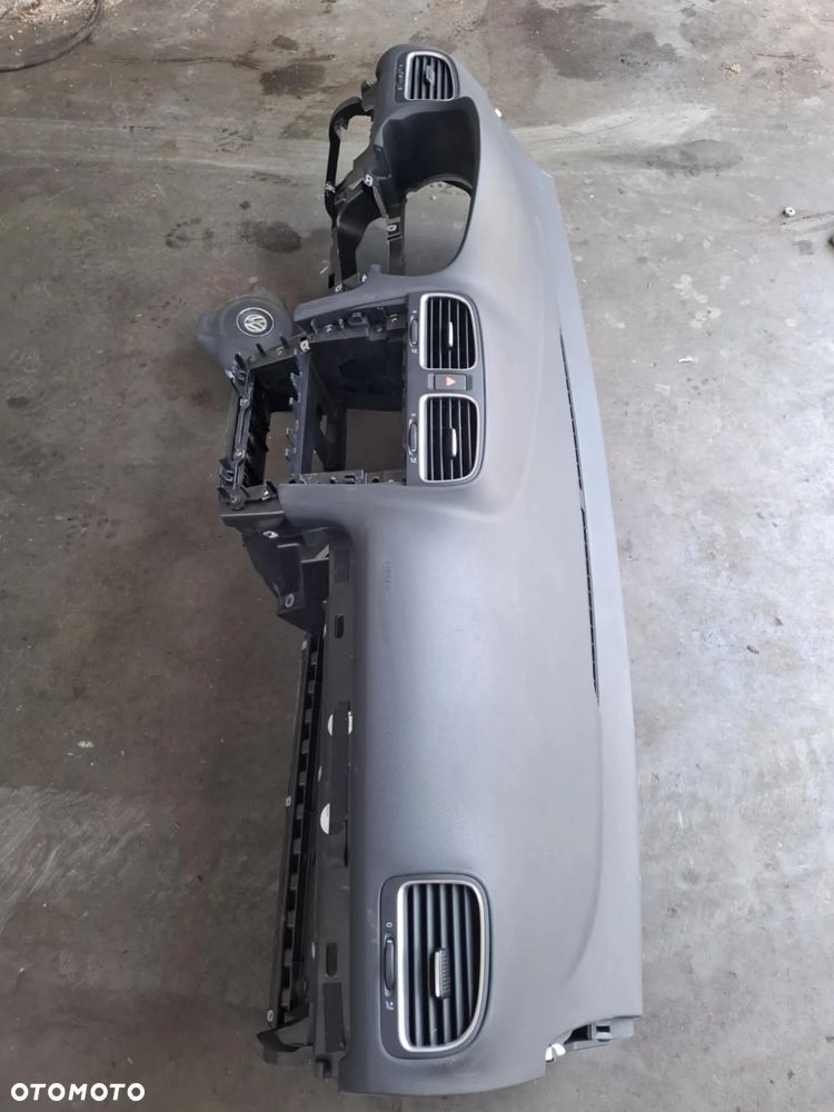 DESKA ROZDZIELCZA AIRBAG KONSOLA VW GOLF VI KOMPLET - 4