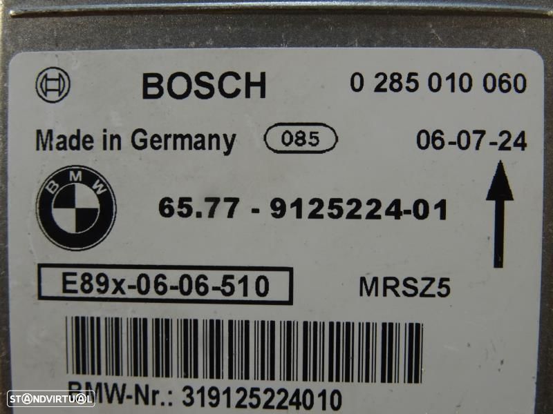 Centralina De Airbags Bmw 3 (E90)  0285010060 / 9125224 / 0 285 010 06 - 3