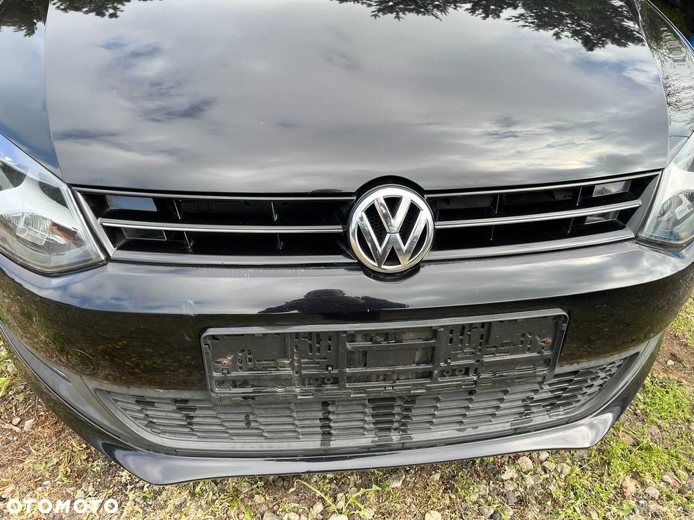 zderzak atrapa przód przedni vw polo v 5 6r0 6r 2009 -2013 lc9x kompleny spryski na lampy halogeny - 9