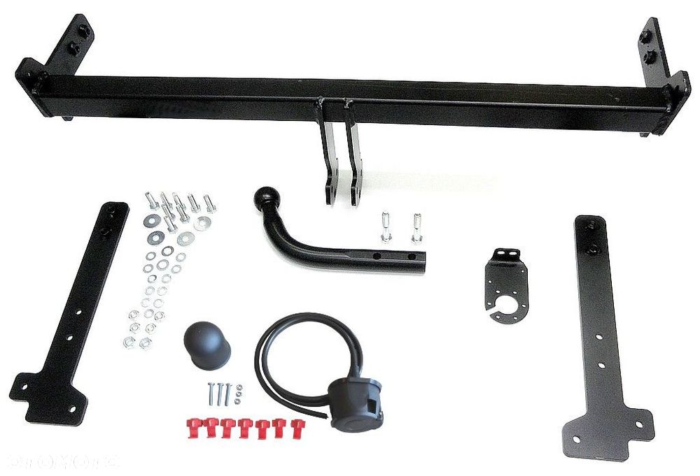 Nowy Kompletny Hak Holowniczy Hak-Pol + Wiązka Uniwersalna + Gniazdo elektr. do VW Volkswagen Golf 4 IV hatchback 3+5drzwi Bora sedan 4d Škoda Skoda Octavia 1 l + kombi Seat Toledo 2 Leon 1 Audi A3 od 1997 do 2005 GWARANCJA - 1