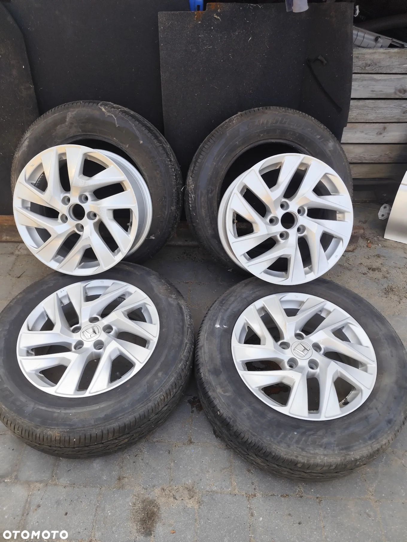 HONDA CR-V IV lift alufelgi felgi komplet 7JX17 ET45 5X114.3 - 1