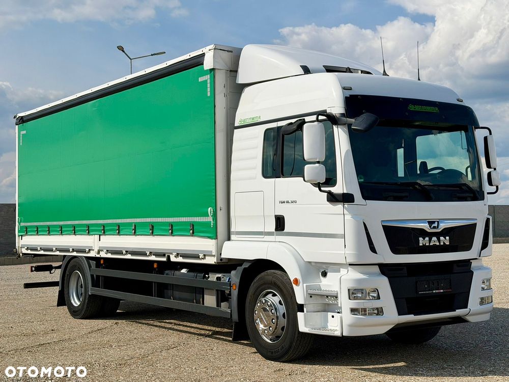 MAN TGM 18.320 / FIRANKA / 18 EUROPALET / 10 085 KG ŁADOWNOŚCI / AUTOMAT / SYPIALKA / 2019 ROK - 1