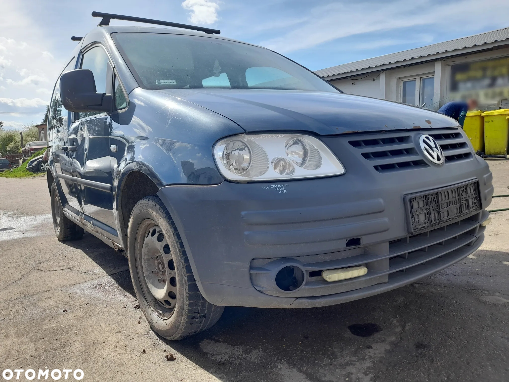 VW CADDY III ZDERZAK TYŁ TYLNY TYLNI - 17