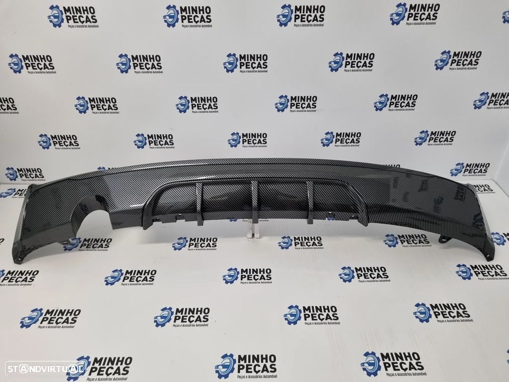 Difusor Traseiro BMW Série 2 (F22/F23) M-Performance Aquaprint Carbono (Saída Lateral) - 1