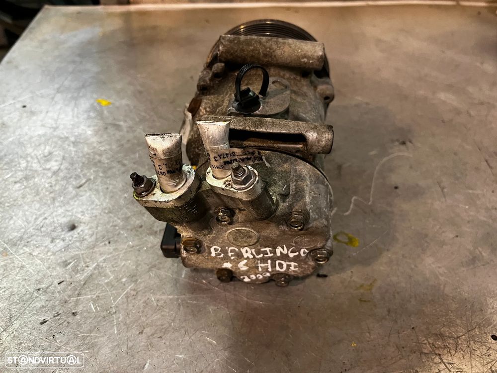 COMPRESSOR AC CITROEN / PEUGEOT 1.6HDI SANDEN 1364F 9671216280 - 4