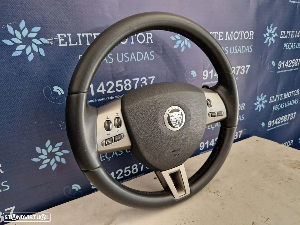 Volante usado pele com airbag JAGUAR XF X250 - 2