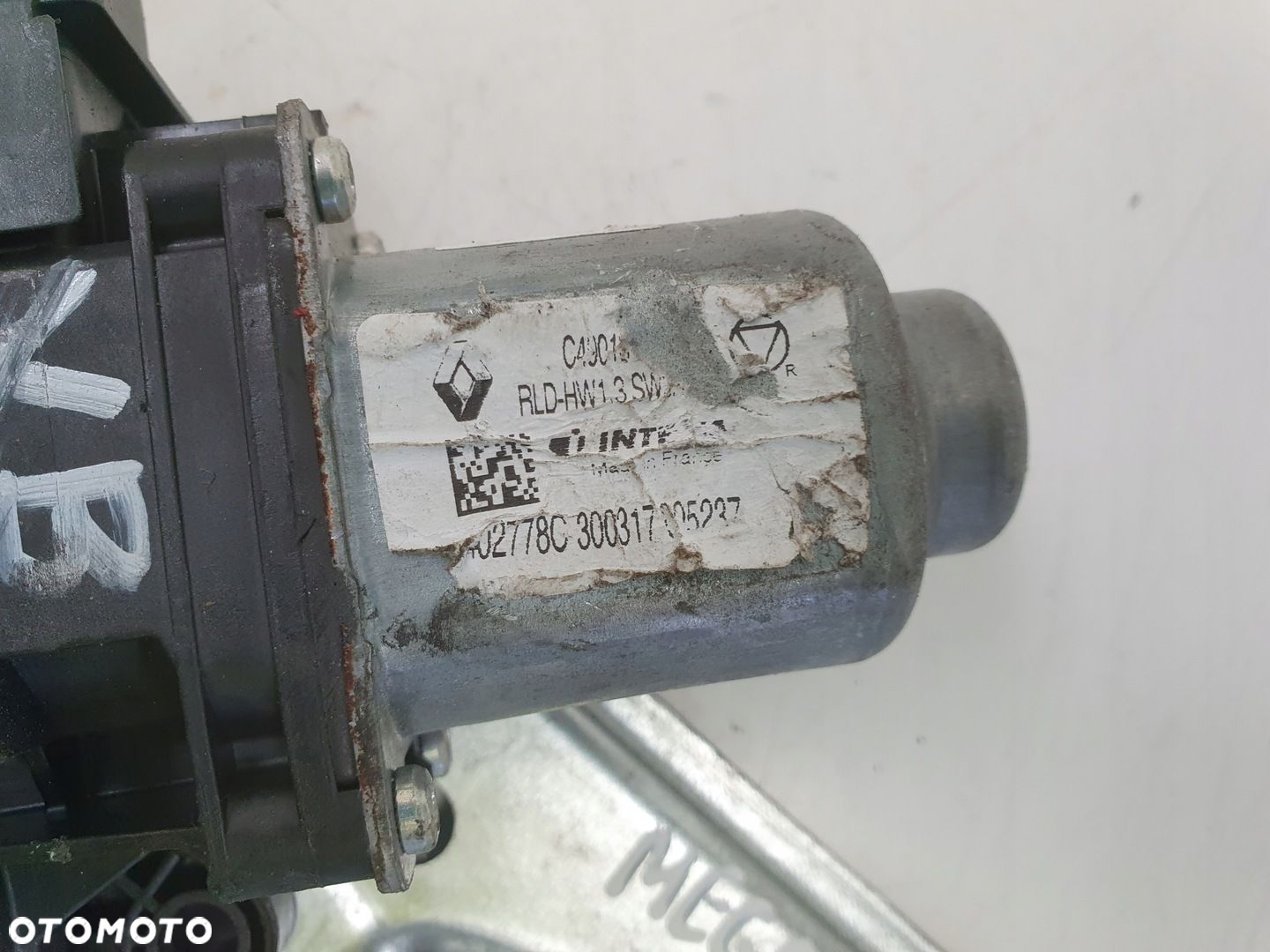 Renault Megane IV PODNOŚNIK SZYBY lewy tył KIEROWCY mechanizm 827218403R - 2