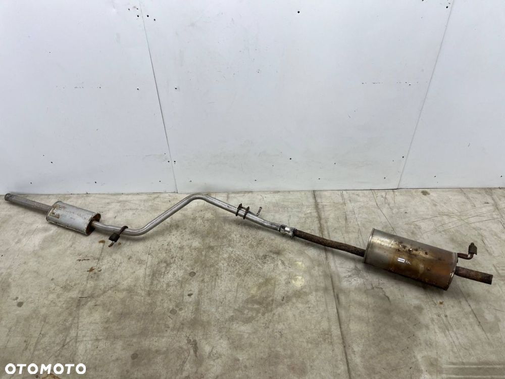 Wydech Dacia Logan 1 I 05-14r. 1.4 1.6 MPI benzyna tłumik końcowy środkowy rura KOMPLET 8200774459 - 1