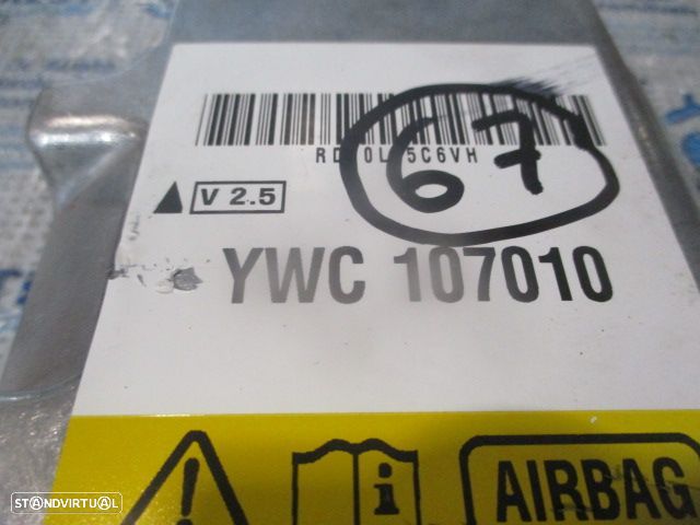 Kit Airbags 531932300  YWC107010 ROVER 25 2001 1.4 1.3CV 5P CINZA SEM TABLIER - 13