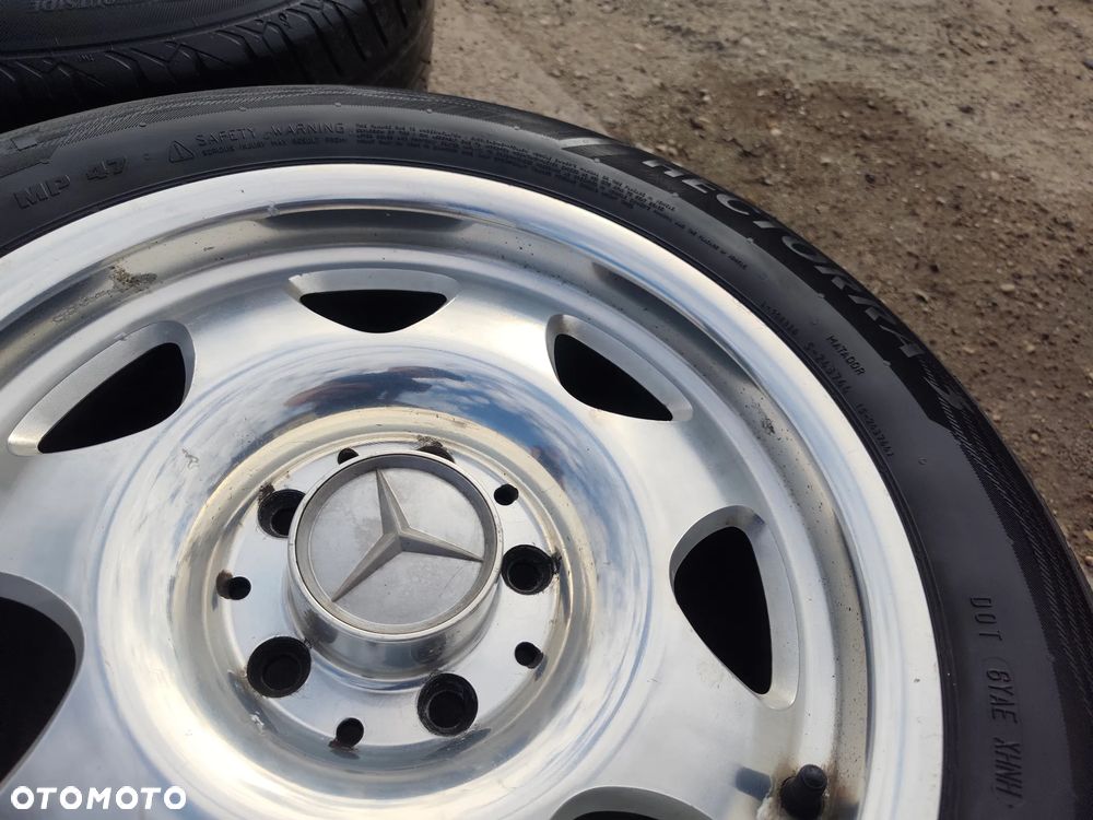 5x112 Felgi Aluminiowe Alufelgi Chrom Chromowane Oryginalne 15 Mercedes Koła Letnie Lato C KLASA W202 W203 CLK W208 W209 W124 W201 190 W W210 SLK R170 R171 6mm Legnica ALU-RAD 195/65 - 4
