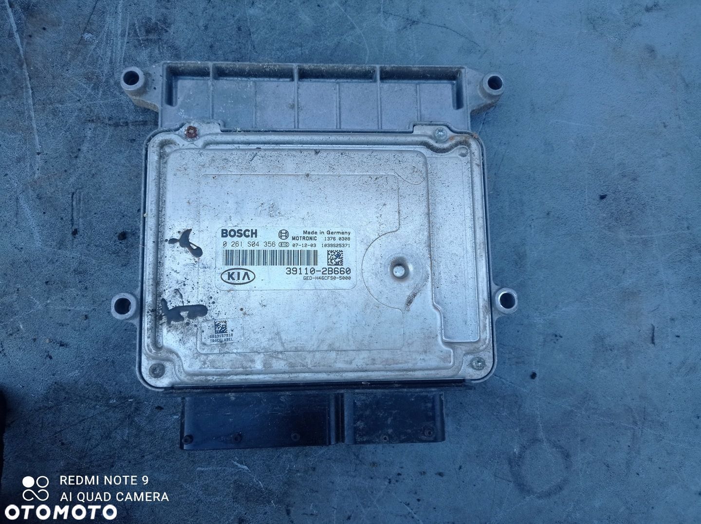 Komputer Silnika Kia Ceed I 1.6B 39110-2B660 - 1