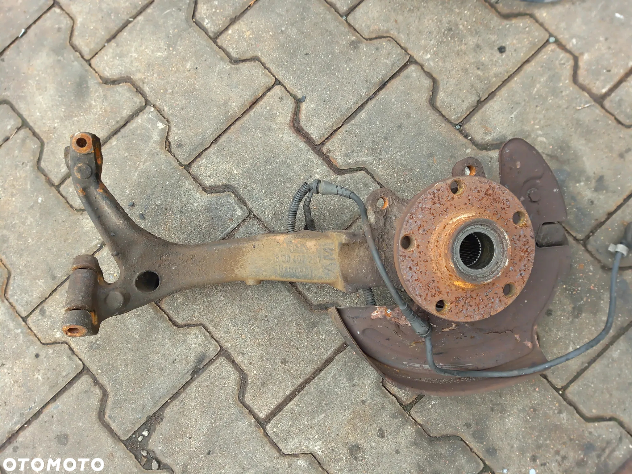 VW Passat B5 Audi A4 zwrotnica piasta przod prawa lewa 1.9TDI 8D0407257  8D0407258 S AM - 3