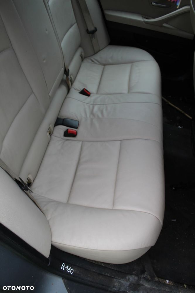 KANAPA TYŁ KREMOWA SKÓRA BMW F11 - 2