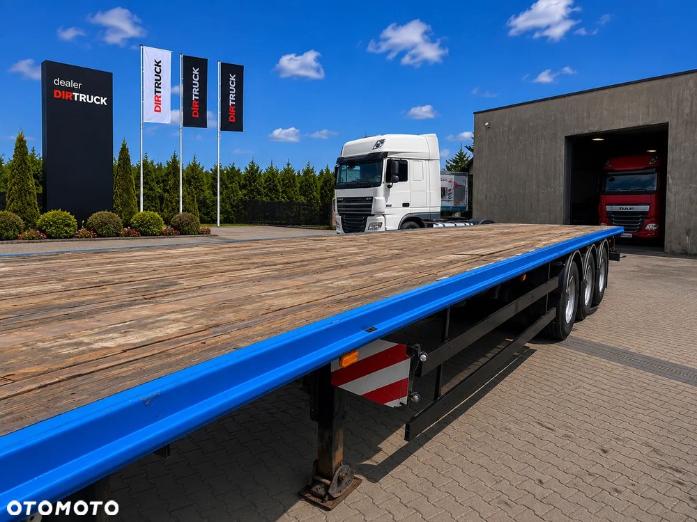 Fruehauf TX 34 Naczepa Ciężarowa PLATFORMA, OSIE SMB, Mocna Podłoga, Hamulce po remoncie ! - 12