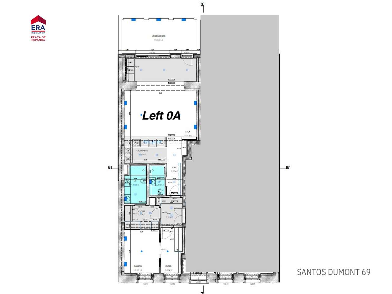 Apartamento T2, nas Avenidas Novas - Grande imagem: 5/5