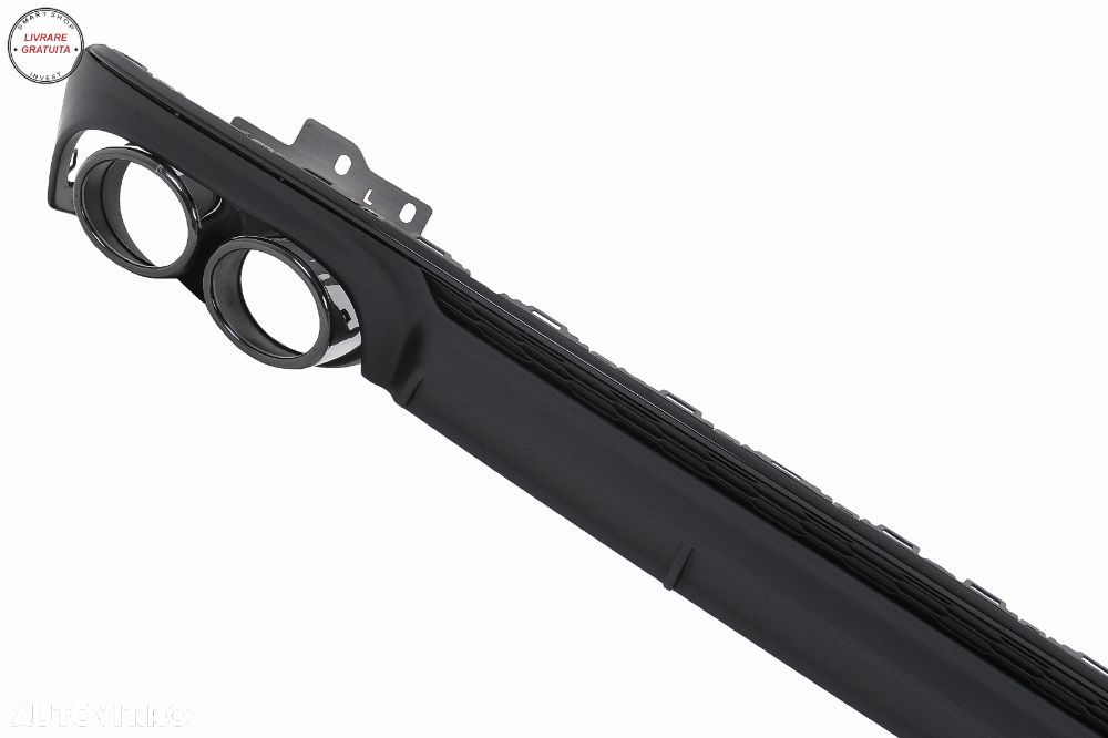 Difuzor Bara Spate si Ornamente Evacuare Audi A6 C8 4K Avant Sedan (2018-2022) S6 - livrare gratuita - 2