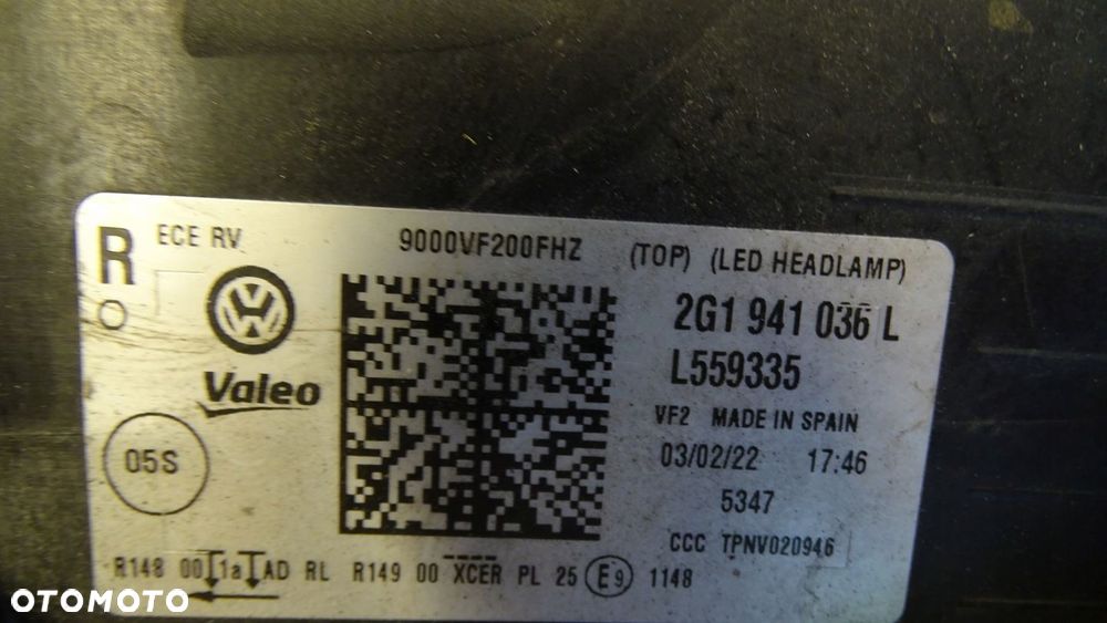 VW POLO IQ LIGHT 2G1 - lampa przednia prawa FULL LED - 10