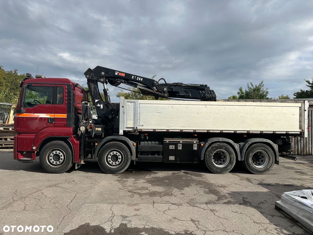 MAN TGS 32.480 8X4 WYWROTKA HDS HIAB 244EP-5 - 3