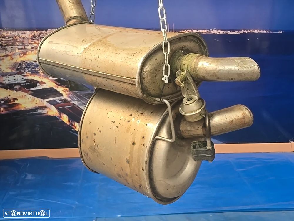 BMW Série 7 E65 E66 745i V8 Silencioso Traseiro panela de Escape Muffler OEM Original 2001- - 6