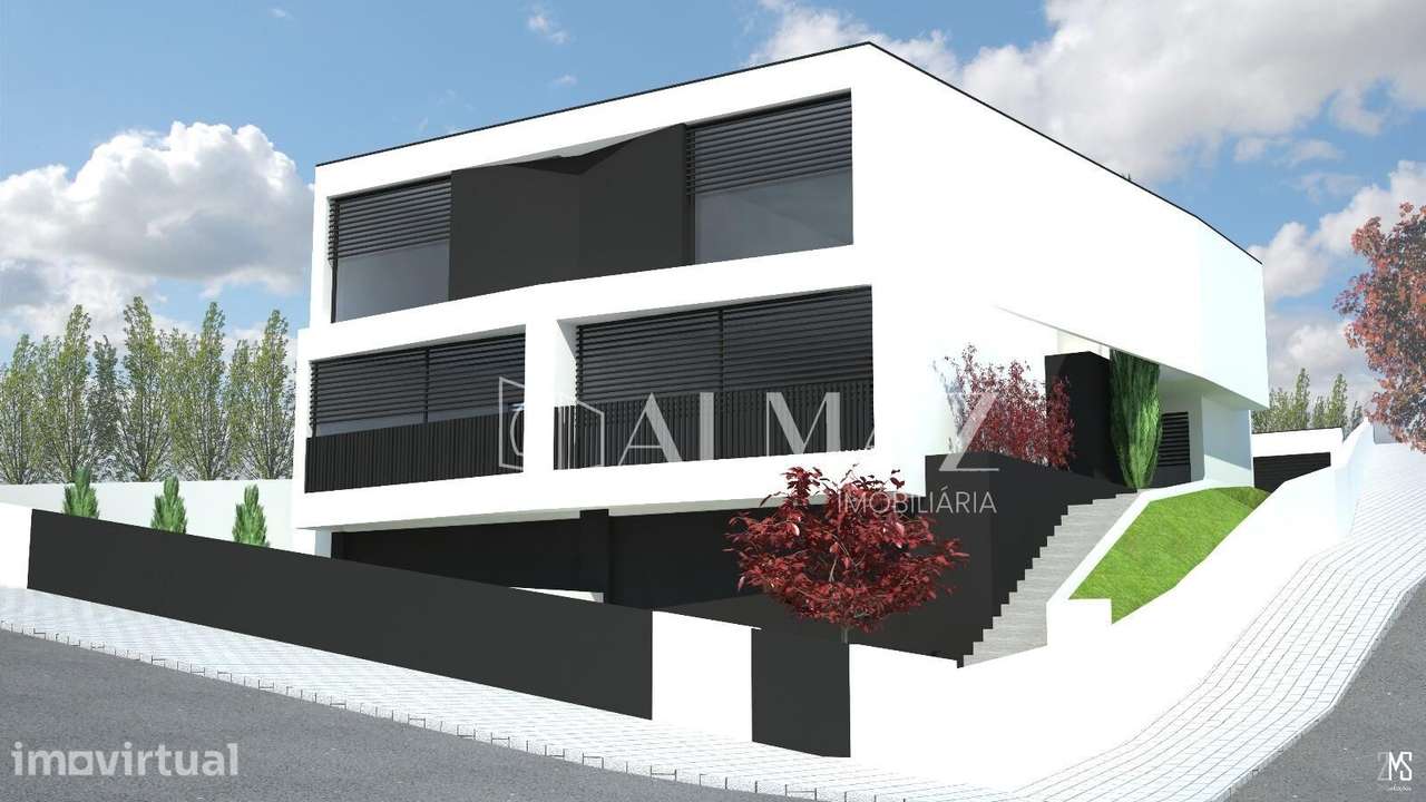 Moradia Geminada T3 Nova em Moreira de Cónegos, Guimarães - Grande imagem: 2/11