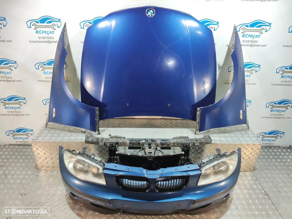 FRENTE COMPLETA BMW SERIE 1 E87 E81 PRE-LCI CAPOT PARACHOQUES GUARDA-LAMAS OTICAS RADIADOR VENTILADOR FRENTE FIBRA REFORÇO - 21