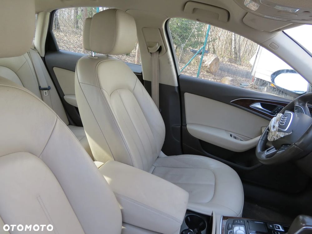 FOTELE SIEDZENIA SKÓRA BEŻ KOMPLET EUROPA SEDAN AUDI A6 C7 4G - 14