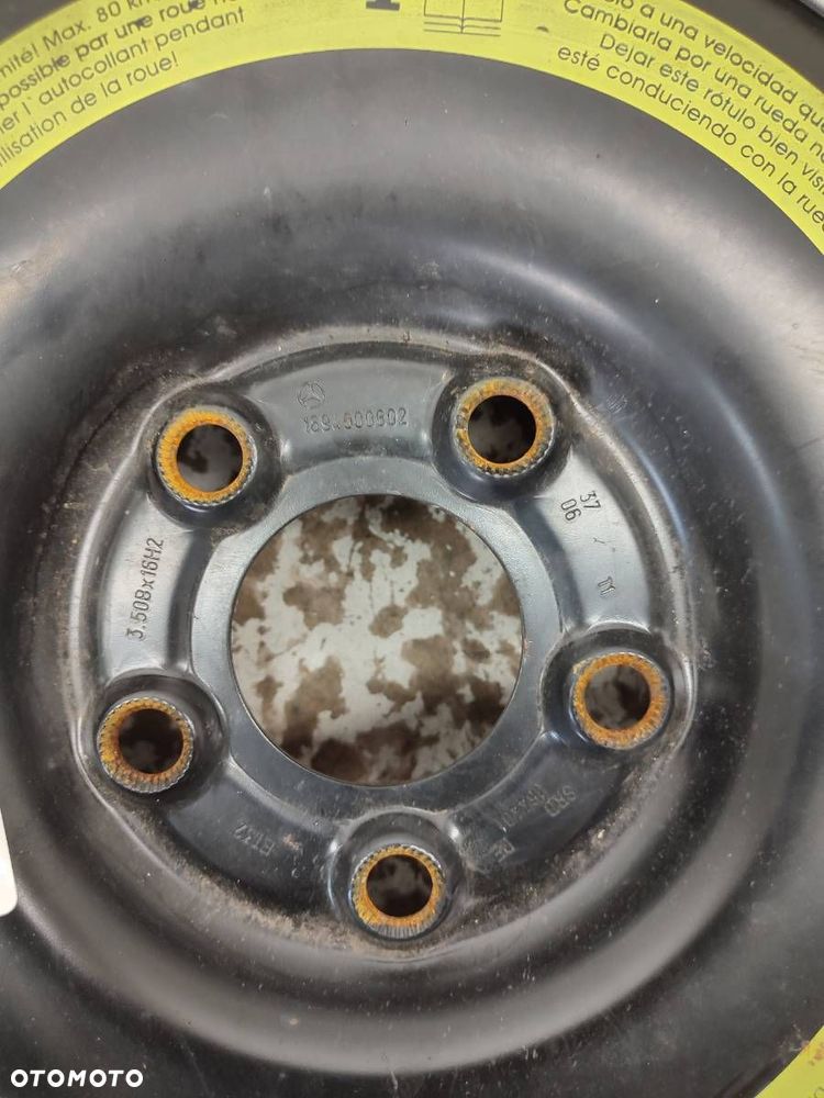 KOŁO DOJAZDOWE 16 125/90 5X112 66,6 - 2