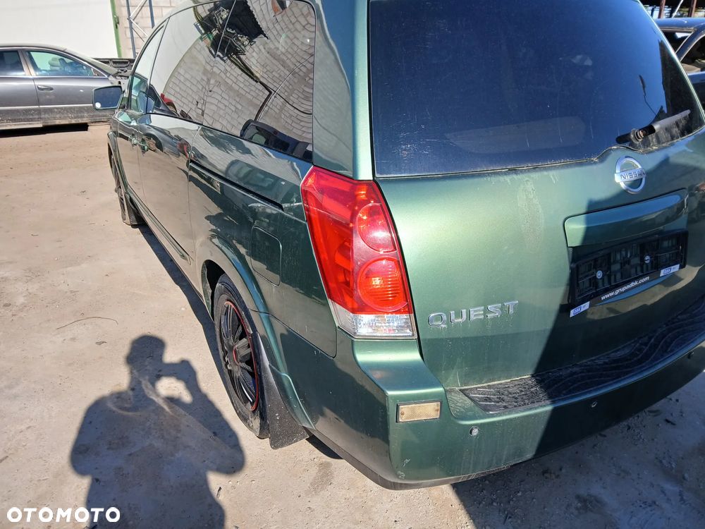 nissan quest D11 maska pokrywa silnika klapa bagażnika zderzak lampa reflektor pas przedni stop - 4