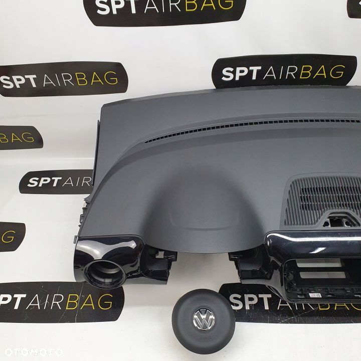 VW UP! UP DESKA ROZDZIELCZA KONSOLA KOKPIT PULPIT PODUSZKI AIRBAG AIR BAG PASY KIT SET - 2