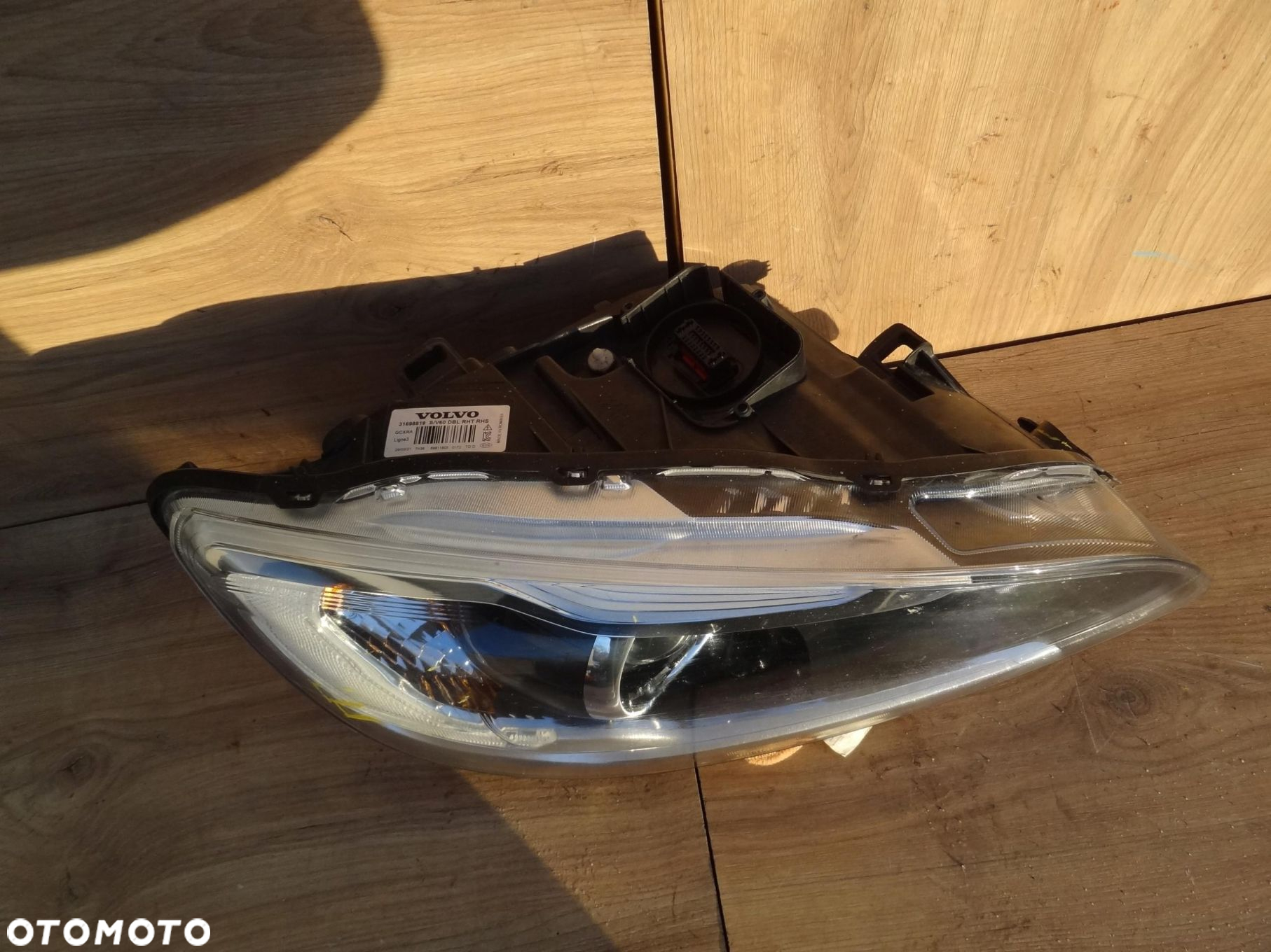 VOLVO S60 V60 LIFT REFLEKTOR LAMPA PRZÓD BI-XENON ORYGINAL 31698819 - 11