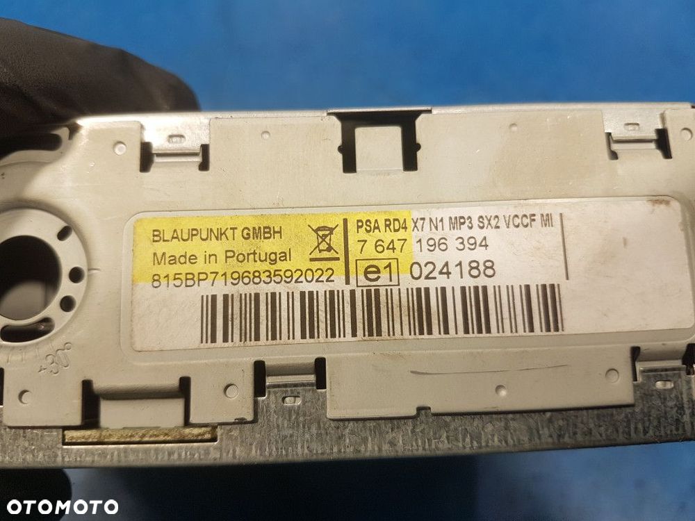 CITROEN C5 II X7 RADIO 9664513277 - 2