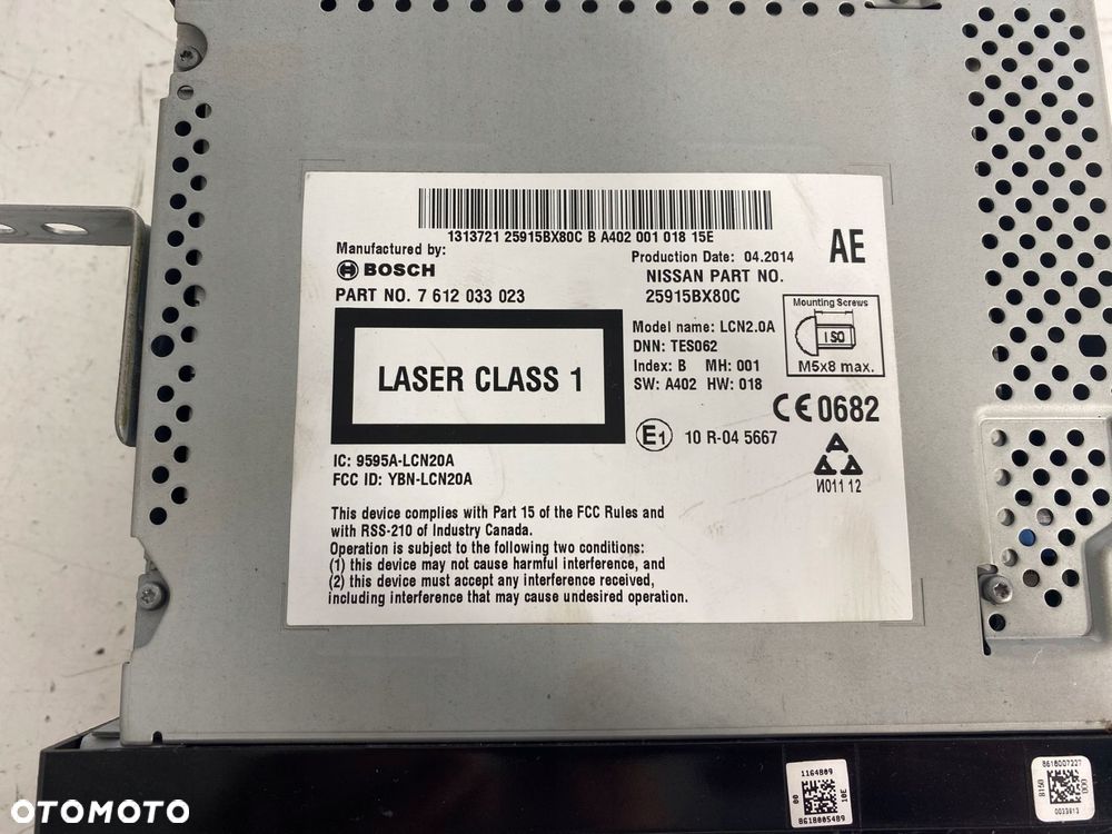 radio nawigacja nissan note ii e12 eu - 9
