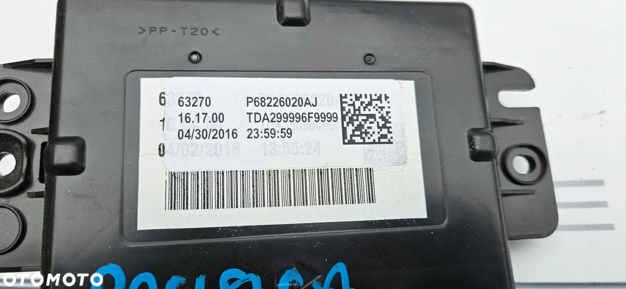 Chrysler Pacifica 2016- Sterownik klimatyzacji Moduł klimy AC Sterownik nawiewu P68226020AJ 68226020AJ - 2