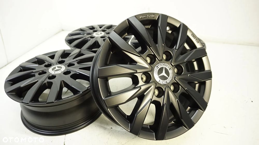 FELGI ALUMINIOWE 16 MERCEDES SPRINTER VW CRAFTER ET54 CZARNY MAT - 7