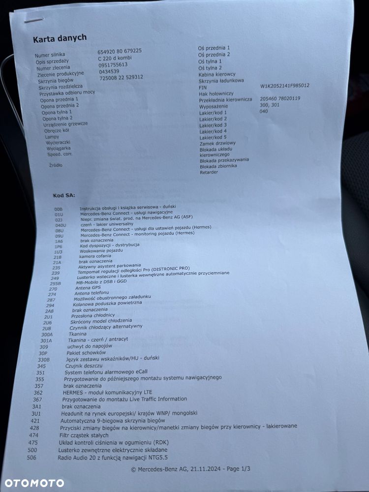 Mercedes-Benz Klasa C 220 d T 9G-TRONIC Avantgarde - 5