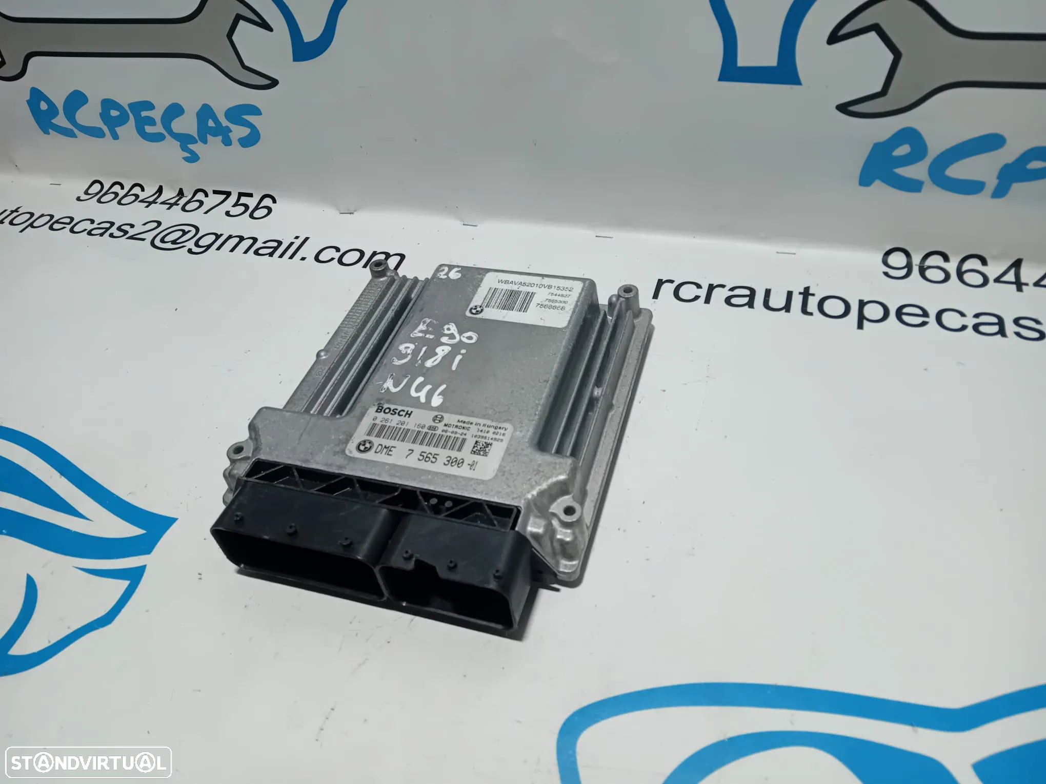 .Centralina Bosch Original BMW N46 N46B20 7 565 300 / 0 261 201 160 - 4