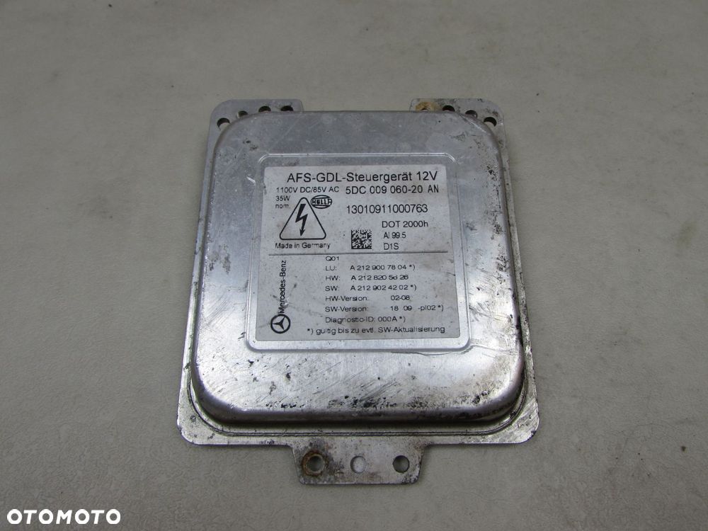 MERCEDES E KLASA W212 MODUL PRZETWORNICA XENON 5DC00906020 A2129007804 A2128205626 - 2