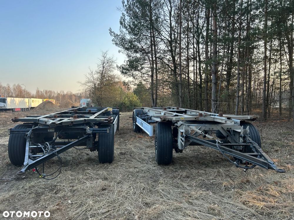 Krone BDF PRZYCZEPA / PODKONTENEROWA / POD KONTENER / OPONY 385/65 R 22.5 / DOSTĘPNE 3 SZTUKI DO WYBORU / TRANSPORT DO 100 KM GRATIS !! - 4