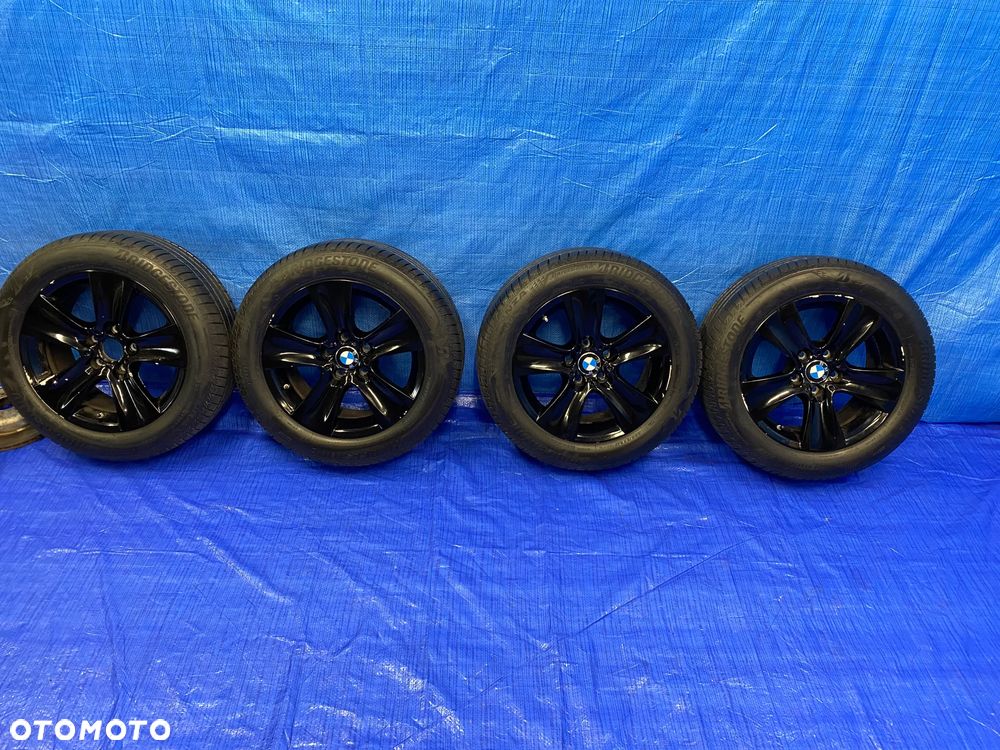 KOŁA KOŁO 17 FELGA ALUMINIOWE ALUSY 17" x 8J  5X120 ; 72,6mm ET30 CZUJNIKI KOMPLET ; OPONY LETNIE LATO BRIDGESTONE ; BMW E60 E61 E90 E91 E92 E93 F06 F07 F10 F11 F12 F13 F30 F31 F32 F33 F34 F36 ORYGINAŁ  6790172 BMW - 5