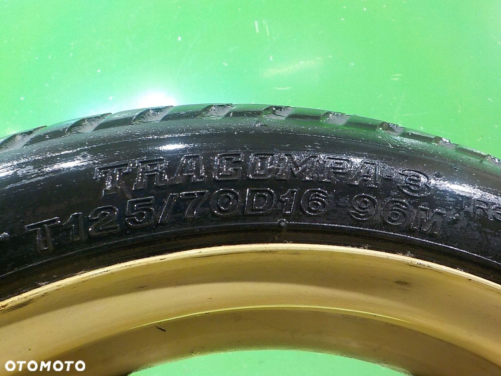 TOYOTA PRIUS II kolo dojazdowe 125/70/16 5x100 - 4