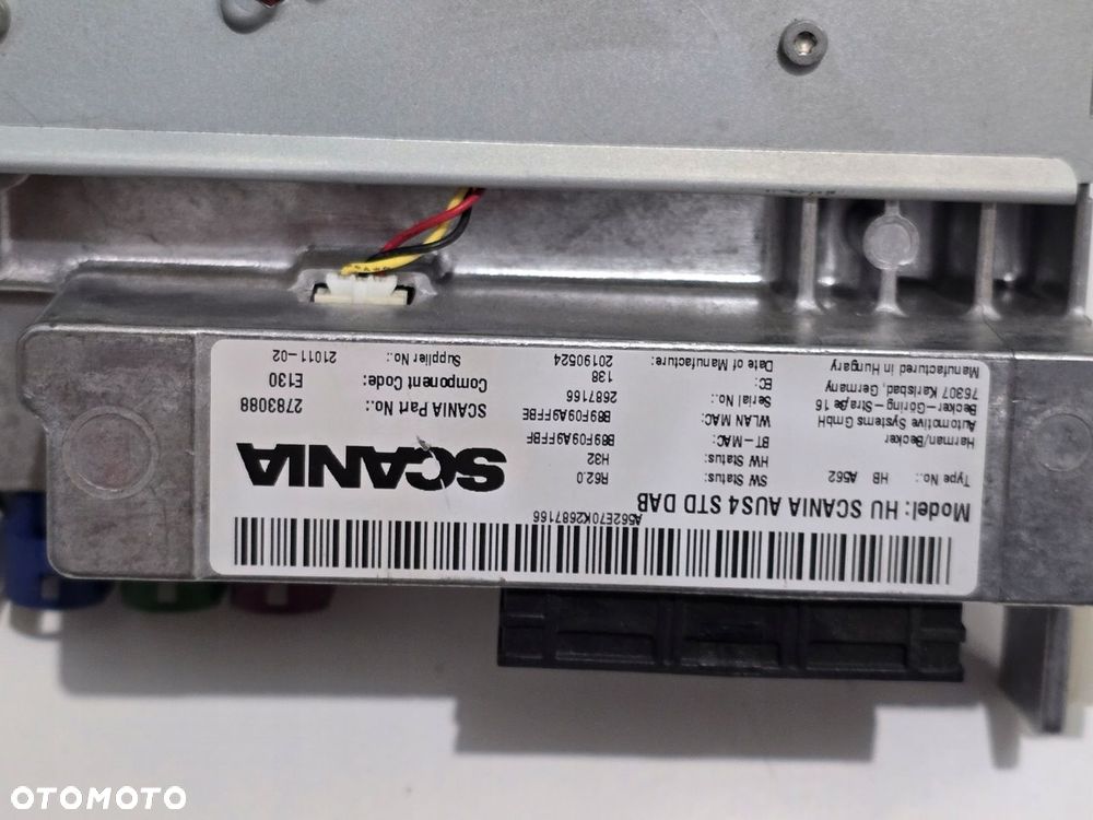 RADIO NAWIGACJA PREMIUM SCANIA S R NTG 2783088 - 3