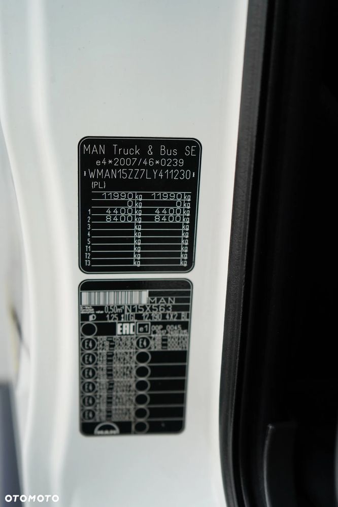 MAN TGL / 12.190 / EURO 6 / KONTENER + WINDA / 16 PALET - 11