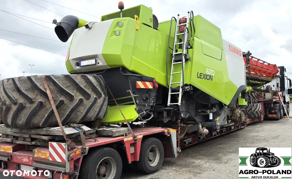 Claas LEXION 670 - 2014 ROK - 1874 H - VARIO 750 - 2