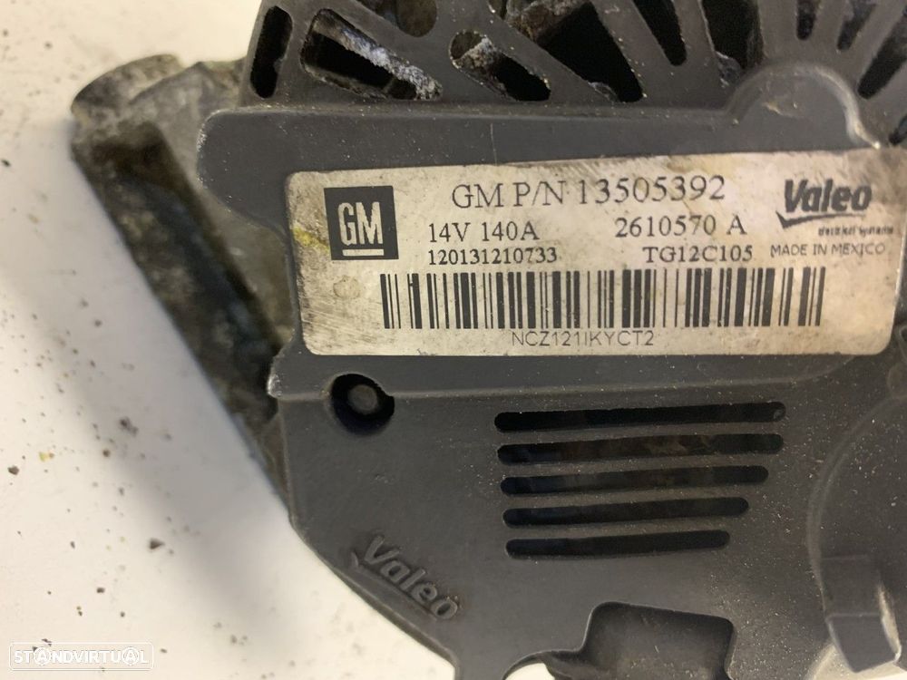 Alternador OPEL CORSA D 1.3 CDTI REF. 13505392 MOTOR A13DTE - 3