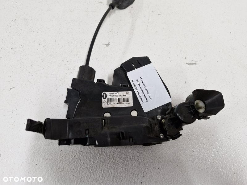 RENAULT SCENIC IV 4 ZAMEK DRZWI LEWY PRZÓD PRZEDNI 4 PIN EU 805039092R - 2